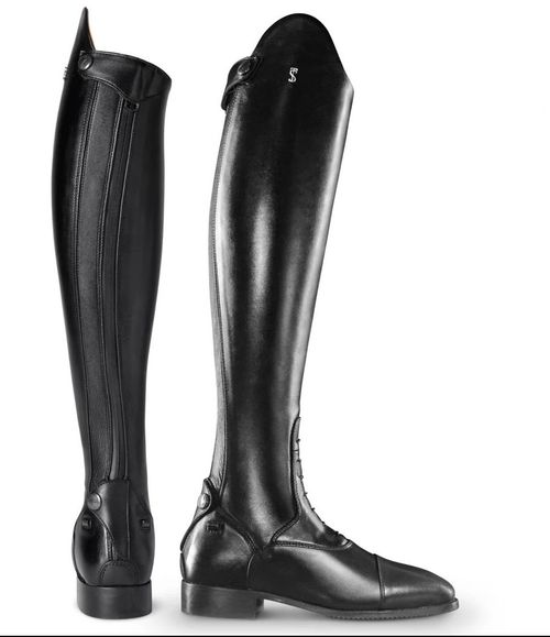OVERSTOCK: Tredstep Michaelangelo Field Boots - 36 Slim Tall - Black