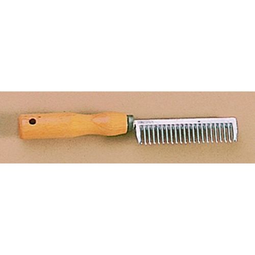 READY TO SHIP: Cavalier Mane Comb w/Handle - One Size - Natural Wood