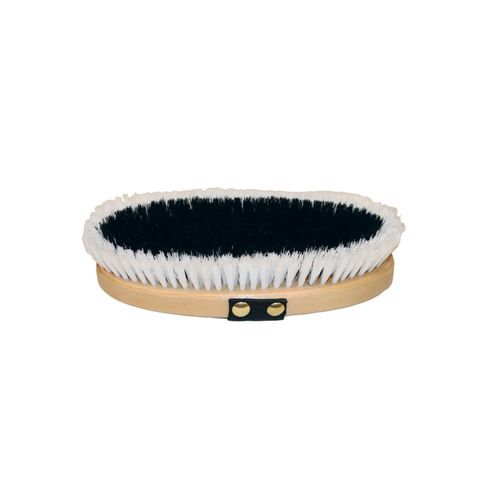 READY TO SHIP: Cavalier Picador Medium Bristle Body Brush - One Size - Black/White