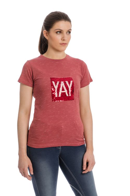 READY TO SHIP: Horseware Women's Fun Tee - XX Small - Summer Berry