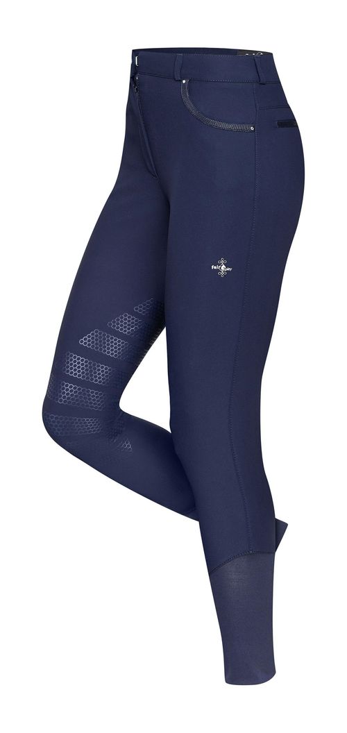 READY TO SHIP: Fair Play Women's Jill 2.0 Knee Patch Breeches - EU 44/US 32 - Navy