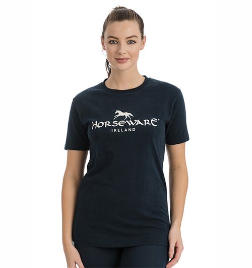 READY TO SHIP: Horseware Women's Signature Cotton T-Shirt - XX Small - Navy