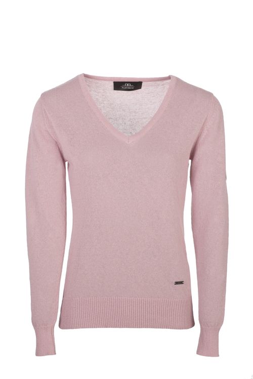 READY TO SHIP: Alessandro Albanese Women's Linen Sweater - X Small - Dusk Pink