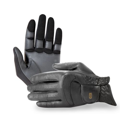 OUTLET: Tredstep Dressage Pro Gloves - 6.5 - Black