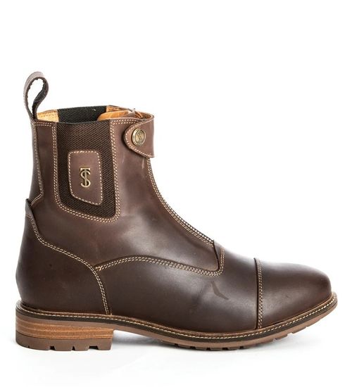 Tredstep Spirit II Front Zip Short Country Boot - Mahogany