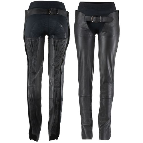 Horze Blake Leather Full Chaps - Black