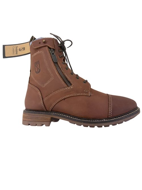 Tredstep Spirit Side Zip Short Country Boot - Light Mahogany
