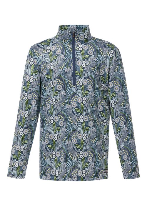 Kerrits Kids' Summer Ride Ice Fil Long Sleeve Shirt - Trot The Dots