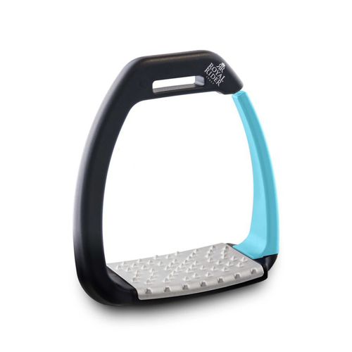 Royal Rider Concept Stirrups - Black/Turquoise