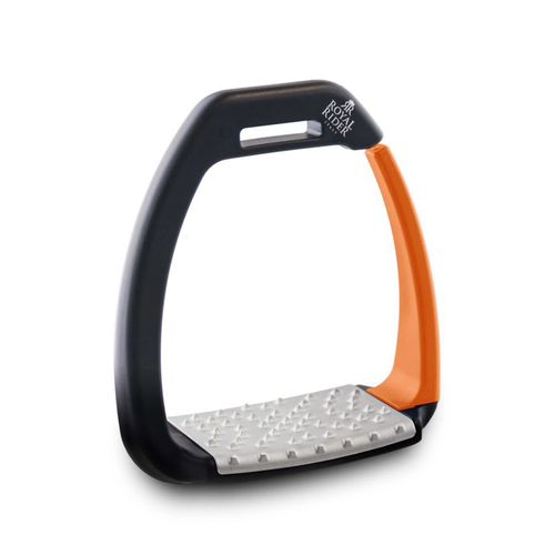 Royal Rider Concept Stirrups - Black/Orange