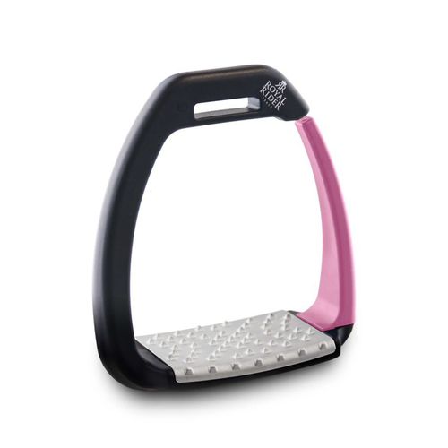 Royal Rider Concept Stirrups - Black/Pink