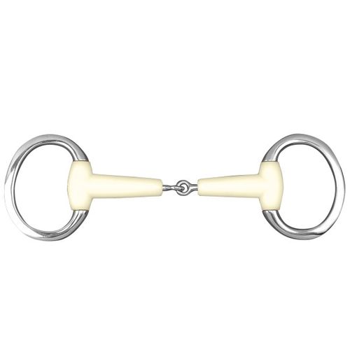 Happy Mouth Bits Jointed Flat Ring Eggbutt