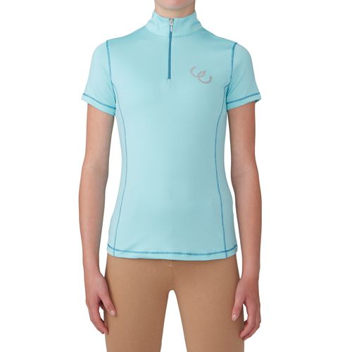 Equistar Kids' Performance Top - Seafoam