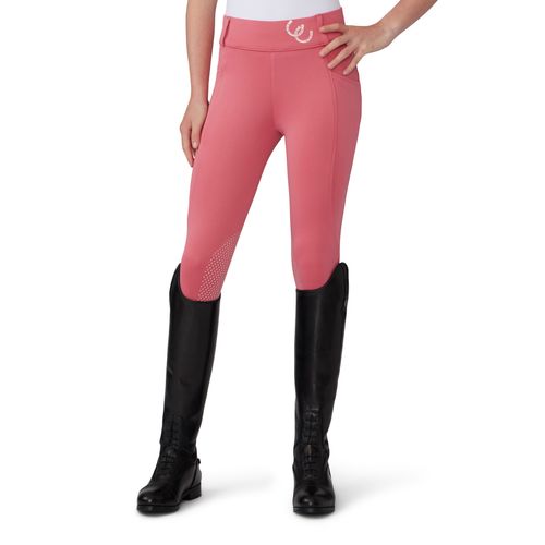 Equistar Kids' Active Rider Performance Tights - Desert Quartz