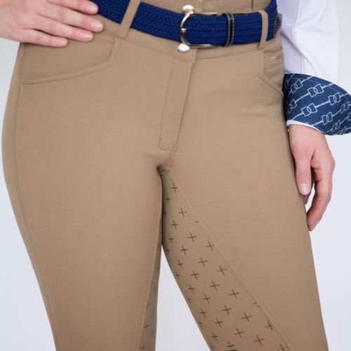 Romfh Women's Lexy 3-Button Full Grip Breeches - Sandstone