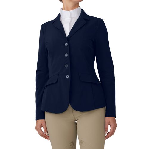Ovation Women's Destiny 4 Button Show Coat - Navy