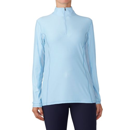 Ovation Women's Altitude Solid Sun Shirt - Blue Mist