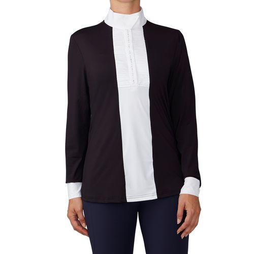 Ovation Women's Elegance Grace Long Sleeve Show Shirt - Black