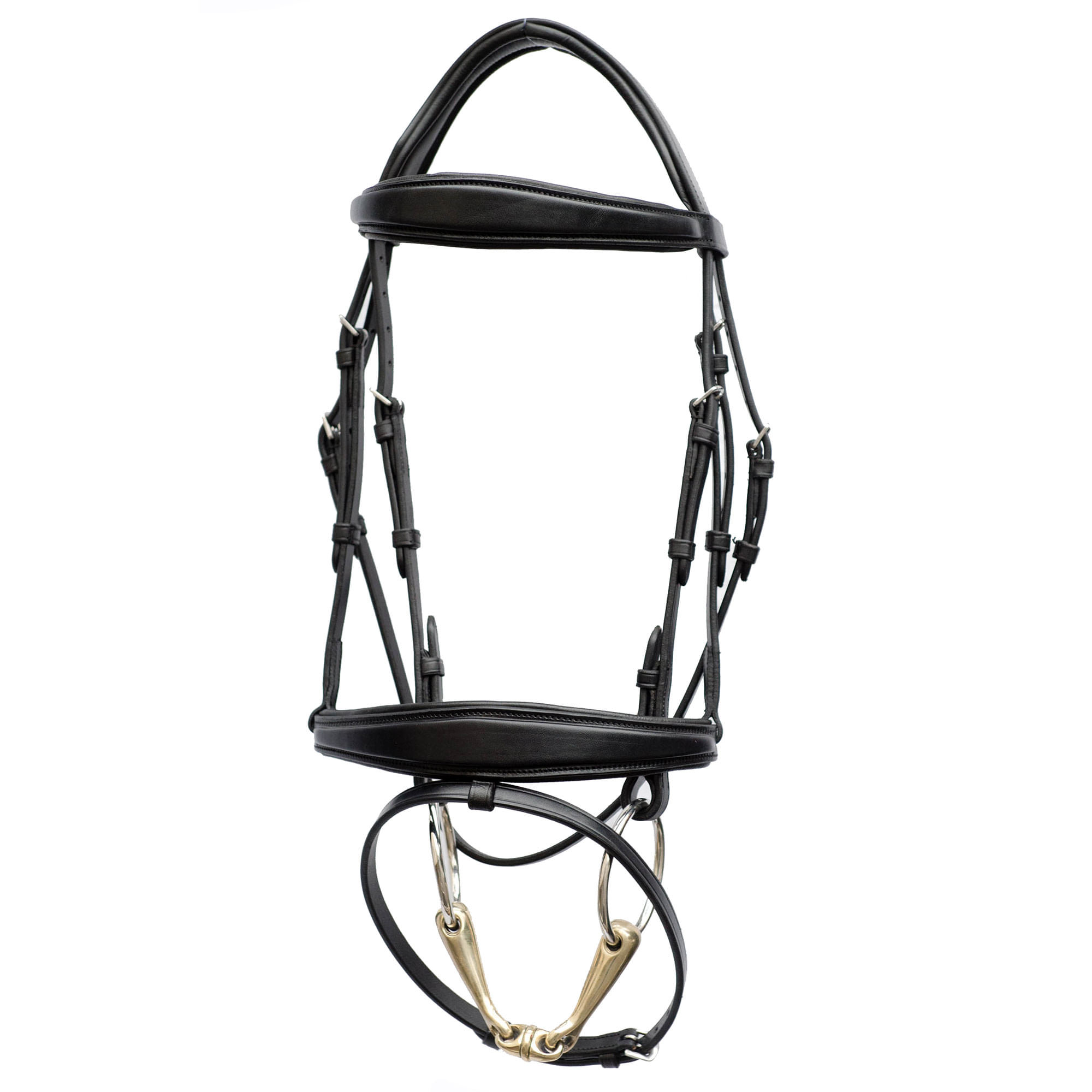 Bandeau Rembourré Nunn Finer Pour Cheval – Noir, Taille 16 Pièce Bride 46, Neuf