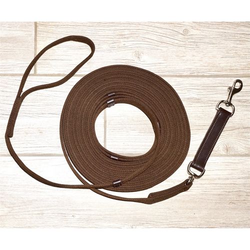 Nunn Finer Beyond Premium  Lunge Line - Dark Brown