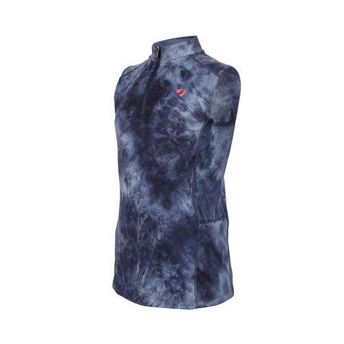 Shires Aubrion Kids' Revive Sleeveless Base Layer Sun Shirt - Navy Tie Dye