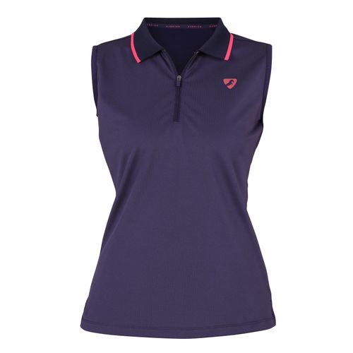 Shires Aubrion Women's Poise Sleeveless Tech Polo - Navy