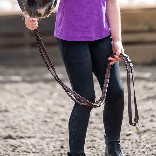 Irideon Kids' Radiant Half Seat Utility Tights - Black