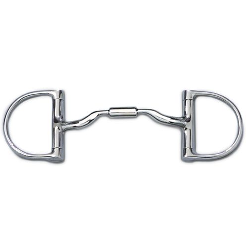 Myler Medium Dee No Hooks Low Port Comfort Snaffle MB 04