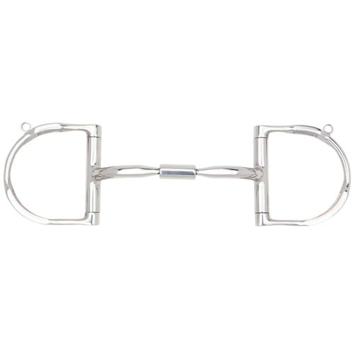 Myler Medium Dee w/Hooks Comfort Snaffle Wide Barrel MB 02