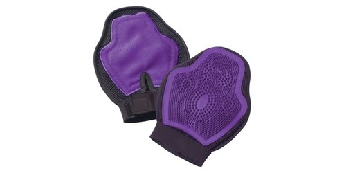 Equi-Essentials Grooming Massage Mitt - Purple
