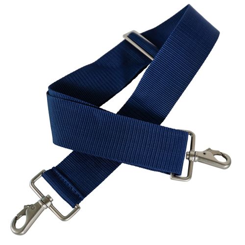 Kensington Replacement Criss Cross Belly Strap - Navy/Satin Nickle