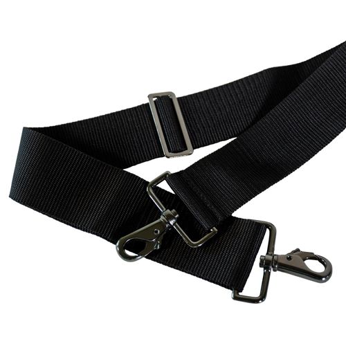 Kensington Replacement Criss Cross Belly Strap - Black w/Black Nickle