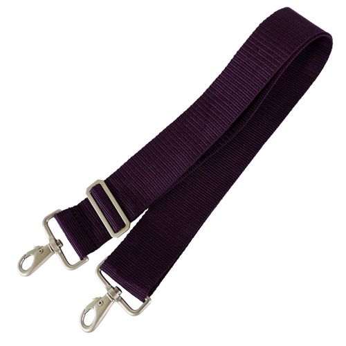 Kensington Replacement Criss Cross Belly Strap - Plum/Satin Nickle