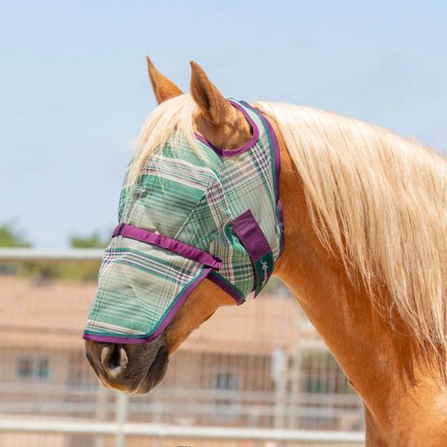 Kensington Signature Fly Mask w/Removable Nose - Imperial Jade