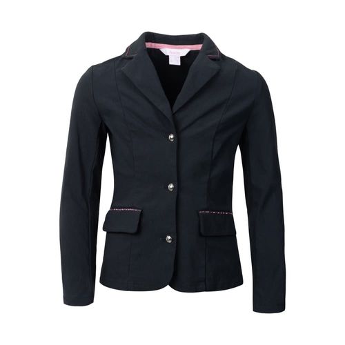 Horze Kids' Zayla Show Jacket - Dark Navy