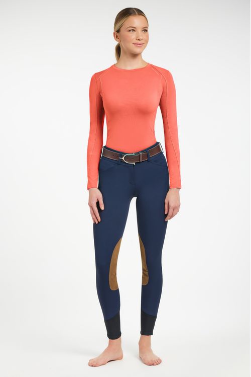 RJ Classics Women's Jordyn Long Sleeve Shirt - Sunset Coral