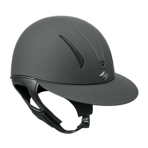 IRH F1 Wide Brim Helmet - Matte Black/Matte Black