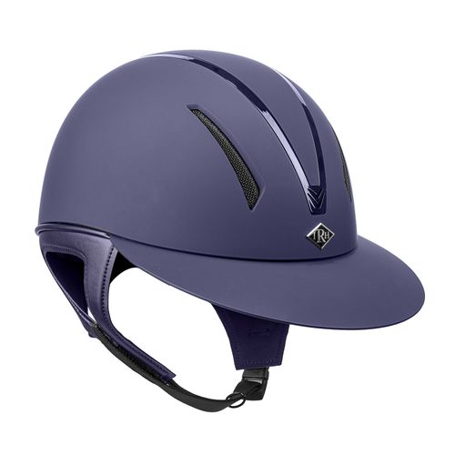 IRH F1 Wide Brim Helmet - Matte Navy/Gloss Navy