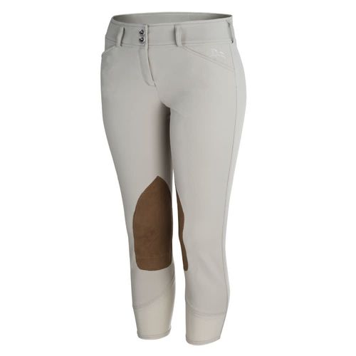 READY TO SHIP: RJ Classics Women's Gracie Plus Knee Patch Breeches - 22W Regular - Sand