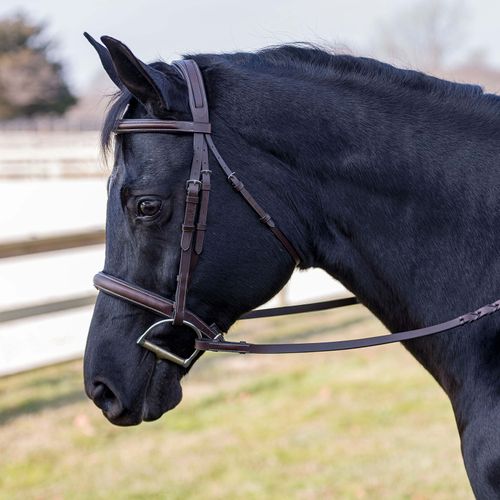 Flex Rider Elegance Hunter Snaffle Bridle - Chocolate