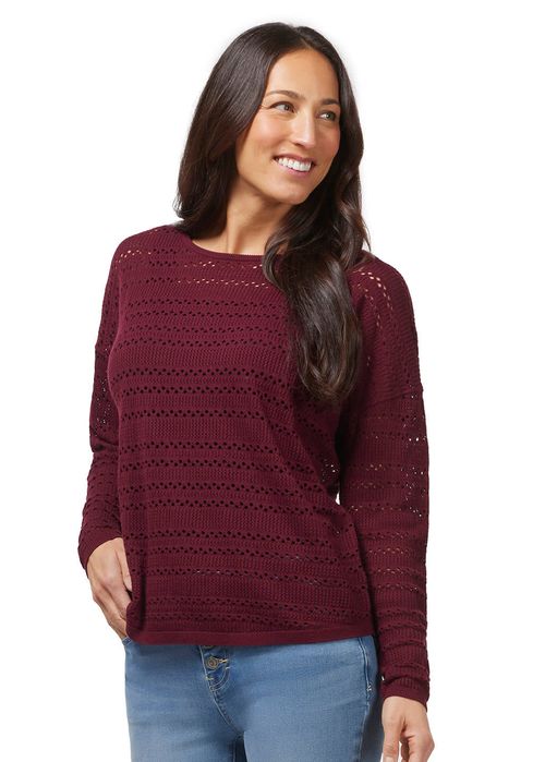 EQL Women's Saratoga Springs Sweater - Sangria