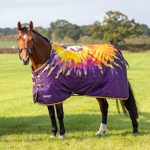 BARGAIN: Shires Tempest Original 200 Turnout - 48 - Gold Tie Dye