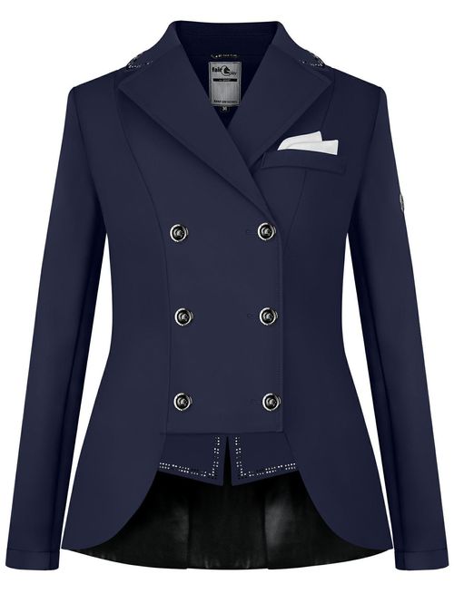 Fair Play Women's Reiko Dressage Short Tailcoat - Navy