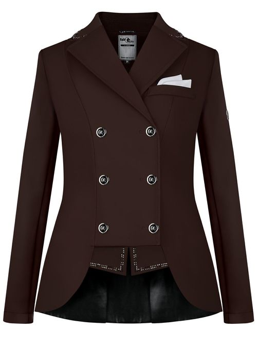 Fair Play Women's Reiko Dressage Short Tailcoat - Brown