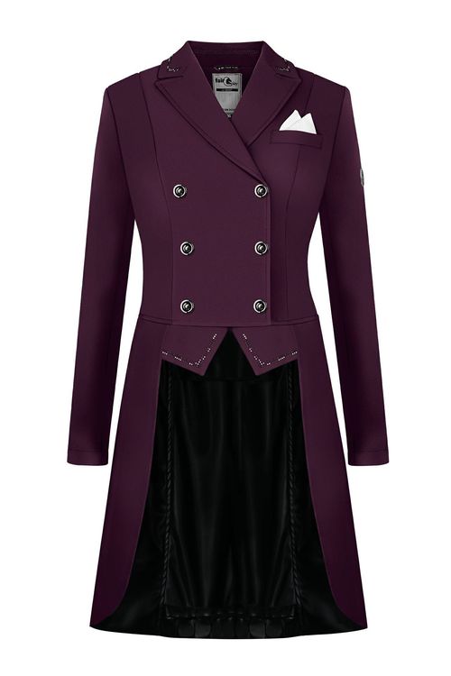 Fair Play Women's Nadine Dressage Tailcoat - Royal Berry