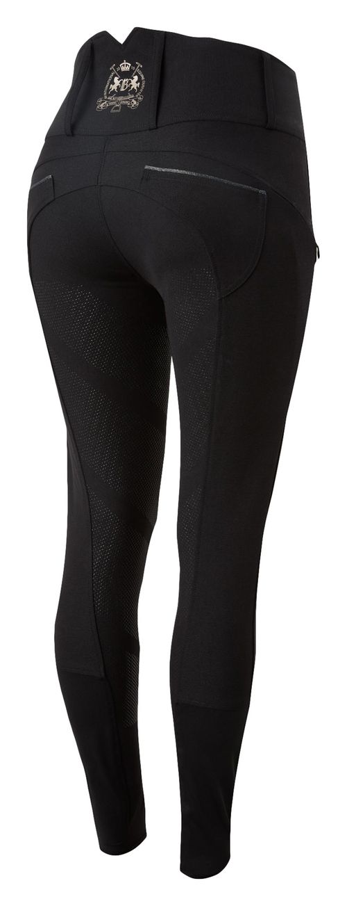 B Vertigo Women's Natasha Highwaist Full Seat Breeches - Anthracite Grey