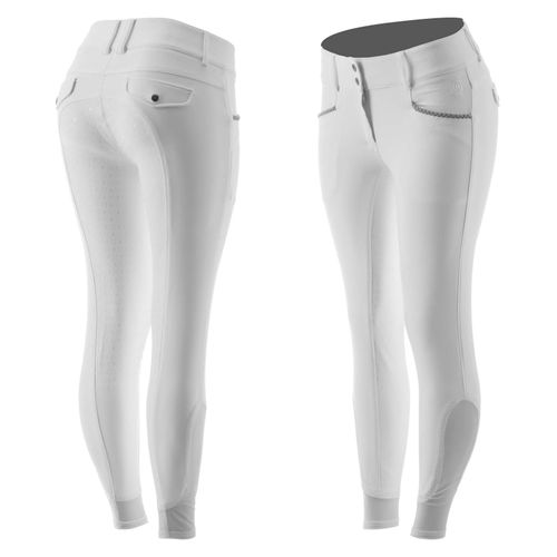 Equinavia Women's Madeleine Full Seat Breeches - White