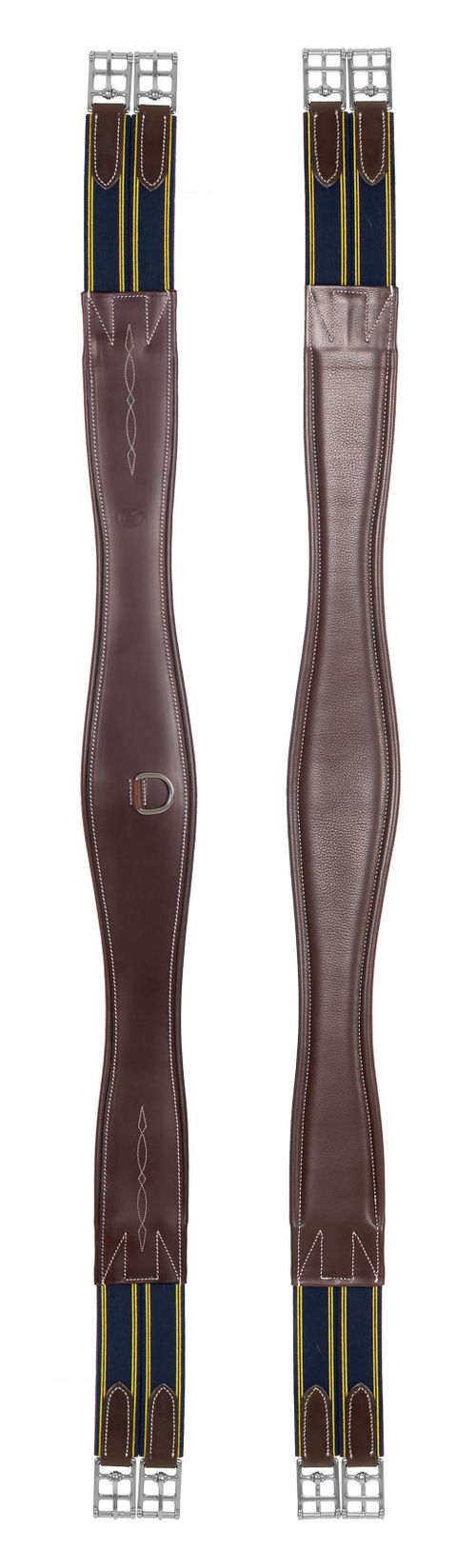 Equinavia Valkyrie Fancy Stitched Hunter Girth - Oakbark Brown