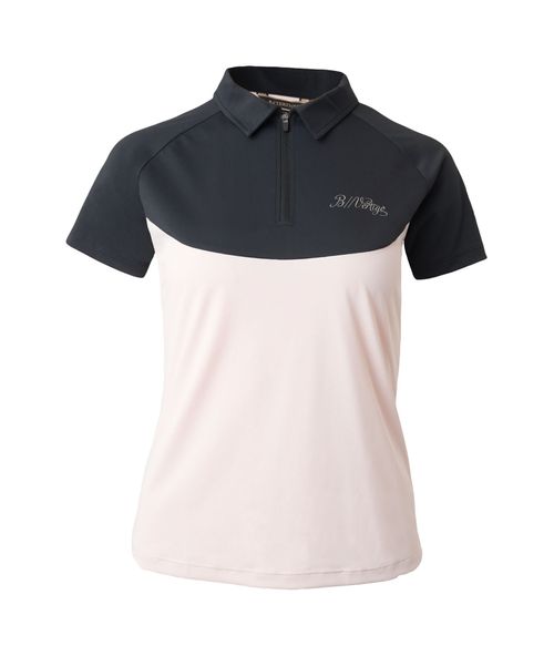 B Vertigo Women's Ariella Polo Shirt - Mauve Chaulk