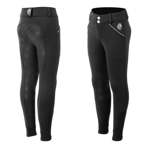 Equinavia Kids' Greta Winter Full Seat Breeches - Black